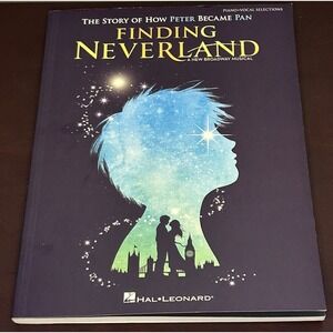 Finding Neverland Broadway Musical Peter Pan Piano Vocal Guitar Songbook Soft